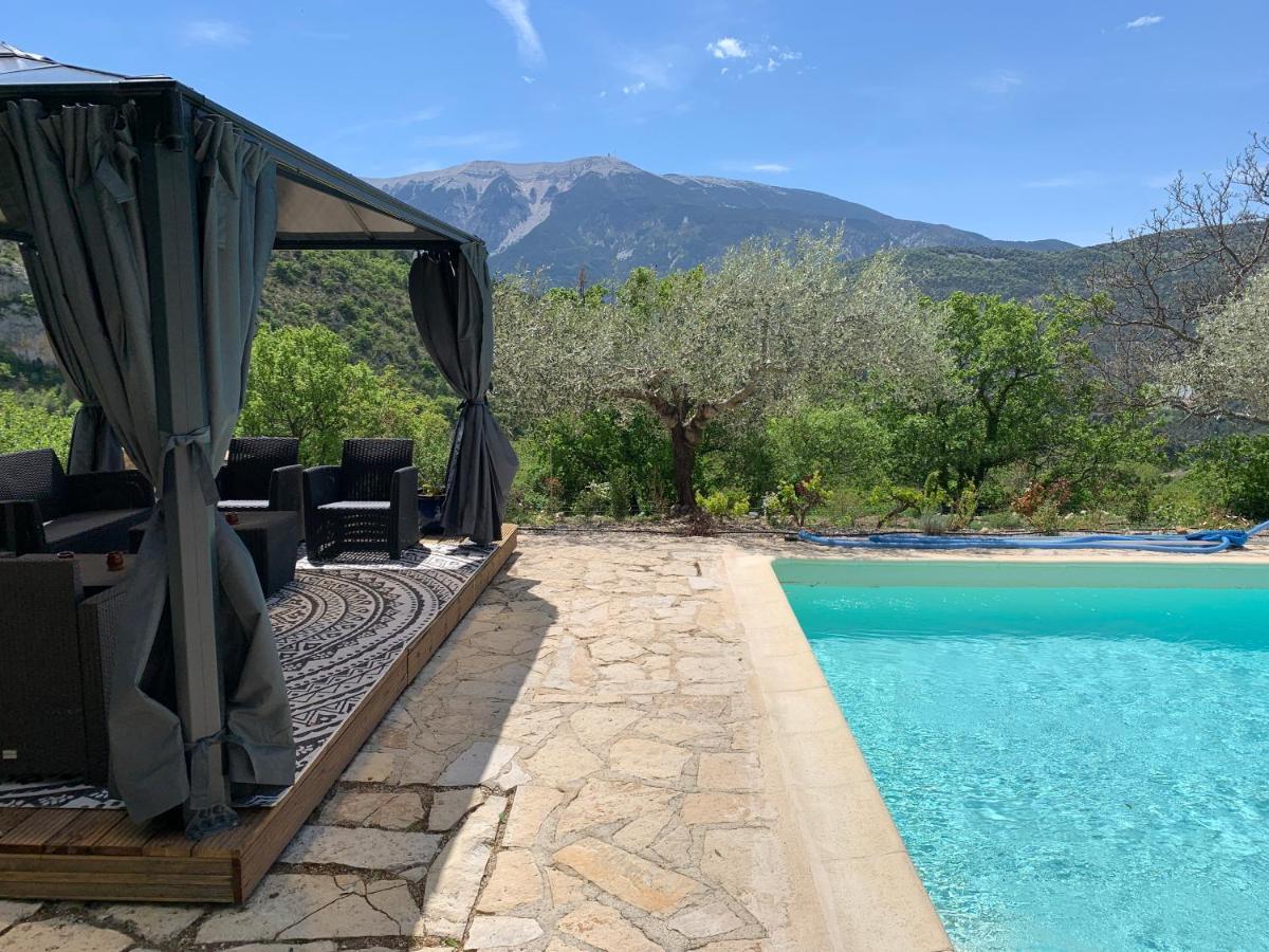 Font Nouvelle Maison De Charme Drome Provencale, 6 Ou 10 Personnes Avec Piscine Plaisians Dış mekan fotoğraf